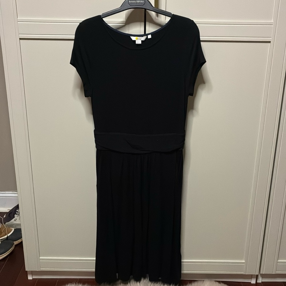 Boden short black Amalie dress size 8